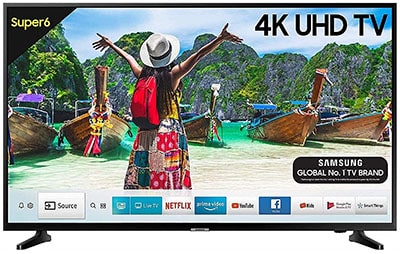  Samsung Super 6 Series 4K UHD LED Smart TV