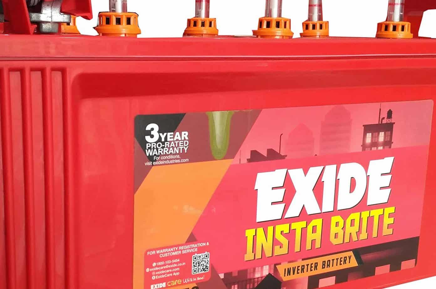  EXIDE INDUSTRIES 150Ah Insta Brite Inverter Ups Battery