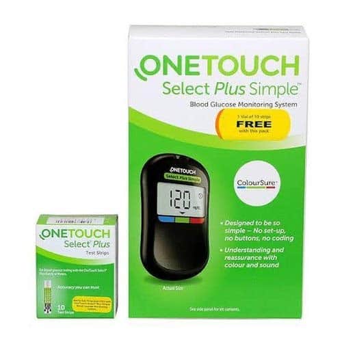  OneTouch Select Plus Simple Glucometer
