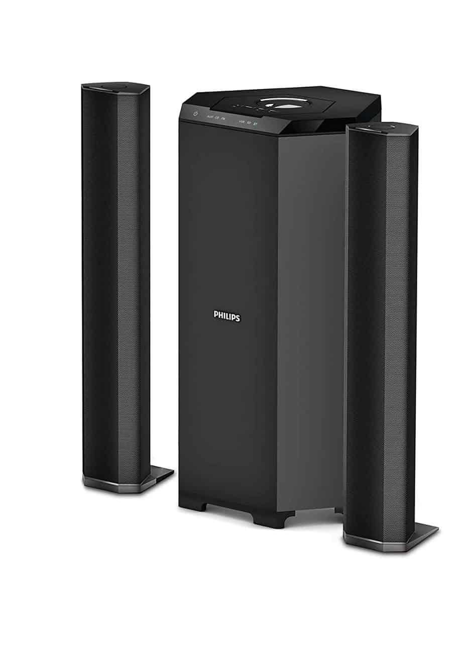  Philips MMS8085B/94 2.1 Channel Convertible Multimedia Speaker System