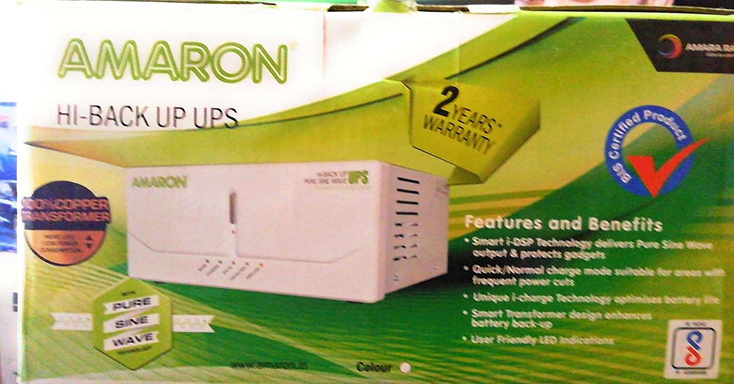 Amaron Hi-Back Up Pure Sine Wave UPS