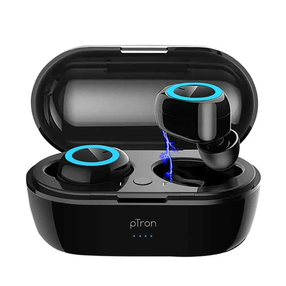  PTronBassbuds wireless in-ear headphones with mic