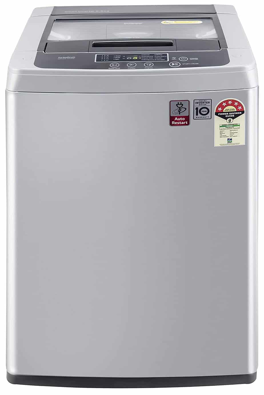 LG 6.5 kg smart inverter fully automatic top loading washing machine