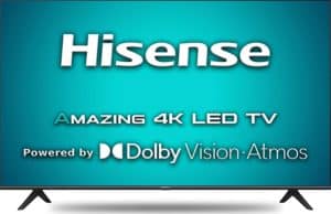 Hisense 108cms 4K ultra HD certified Android TV