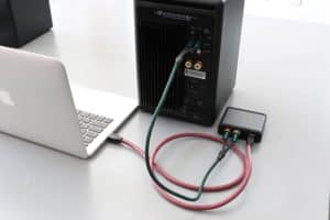 How to connect  Bluetooth speaker to laptop with a USB cable