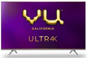 Vu Smart 4K Ultra HD 139 cm (55 inches) (Black)  Android LED TV (Model - 55UT)