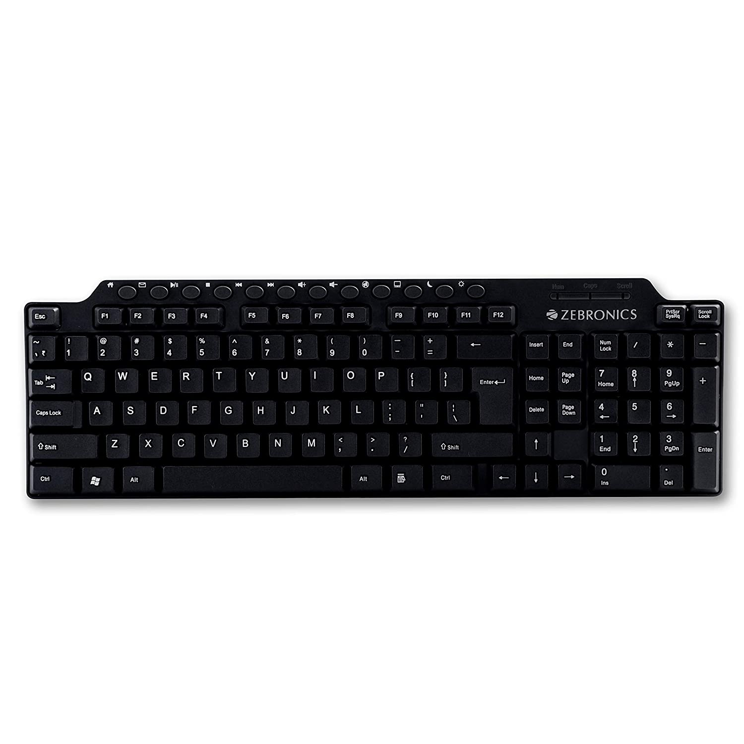 Zebronics ZEB-KM2100 Multimedia USB Keyboard
